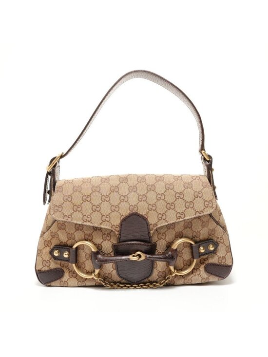 Gucci Handbags - ★SOLD★ Gucci Shoulder Bag Horsebit GG Canvas
